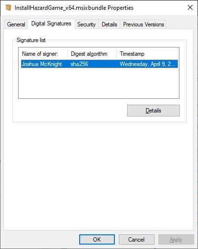 Digital Signatures List